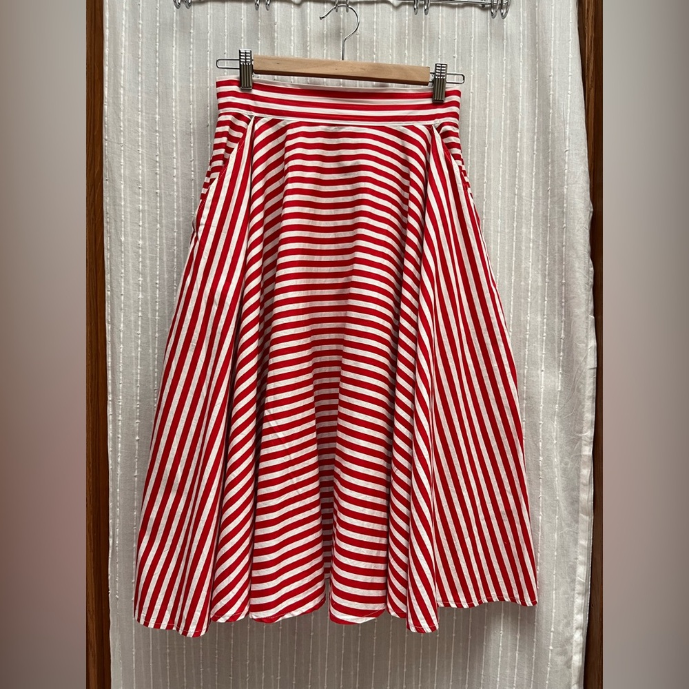 Miss Candyfloss Starla May Pin Up Stripe skirt size XS(6)